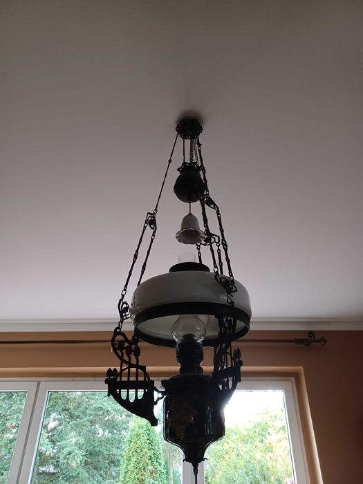Lampa naftowa antyk stara piękna