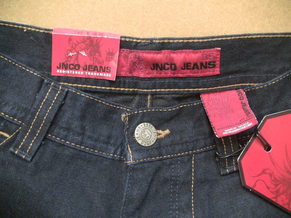 Новые широкие винтажные рэп джинсы JNCO JEANS, оригинал, 32х34разм.