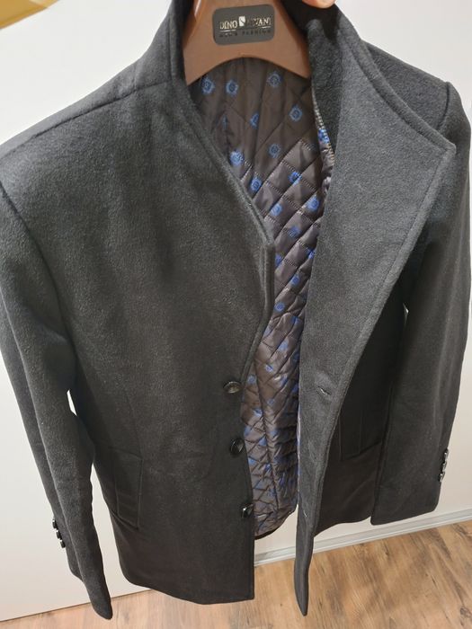 Płaszcz męski czarny