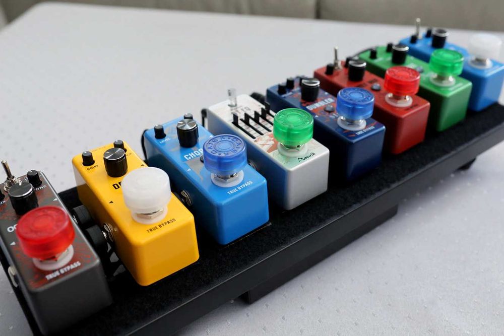 Pedalboard do gitary elektrycznej – 8 efektów | nowy zestaw |