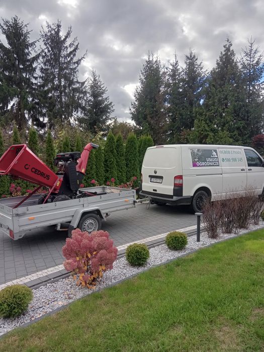 Usługi rębakiem oraz inne usługi ogrodnicze