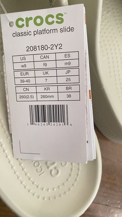 Crocs. Шльопанці пляжні 26 см оригінал