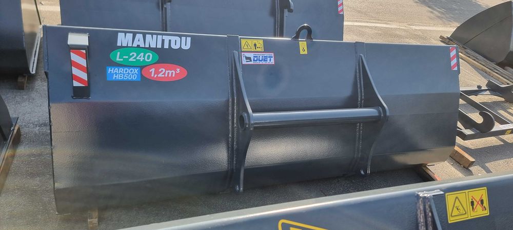Łyżka merlo 1,2m3 240 cm manitou jcb matbro kramer claas dieci
