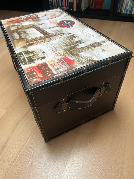 Baú de arrumação decorativo London