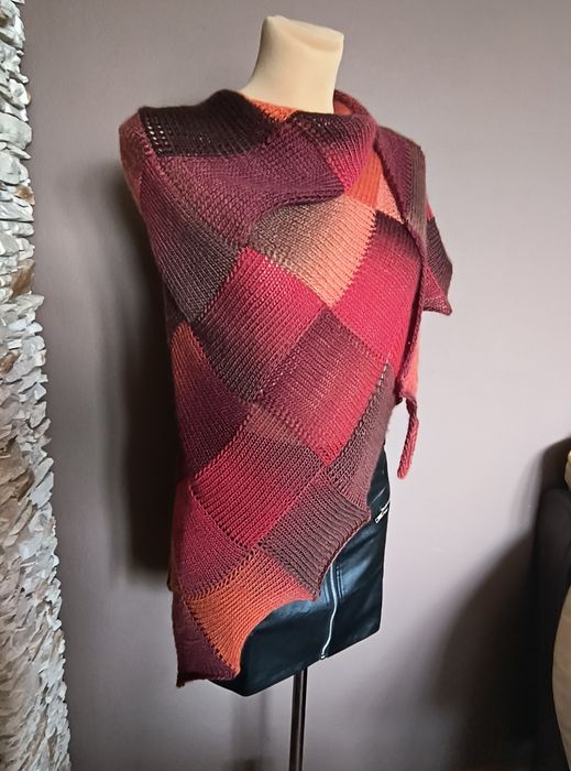 Chusta Entrelac. Hand Made Joasi.