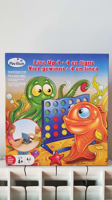 Game for aligning pieces in a line, age 4+, new, complete, unboxed64729524015489120