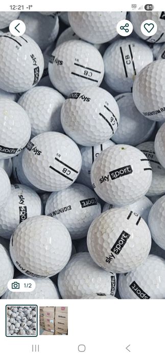 50szt. Piłki golfowe range kat.A  RED-GOLF