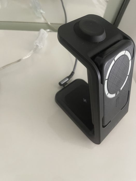 Carregador sem fios MagSafe 3 em 1 com power bank