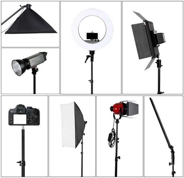 Штатив для кольцевой лампы, лазерного уровня, есть опт