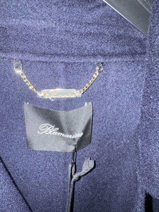 Розкішне пальто Blumarine Cos Max Mara 2 шт синє і кемел пальто батал