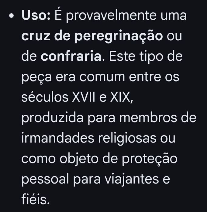 Cruz mediaval em Bronze