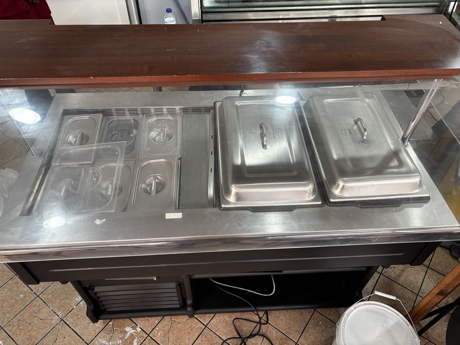 Vitrine rechaud restaurante (para manutencao)
