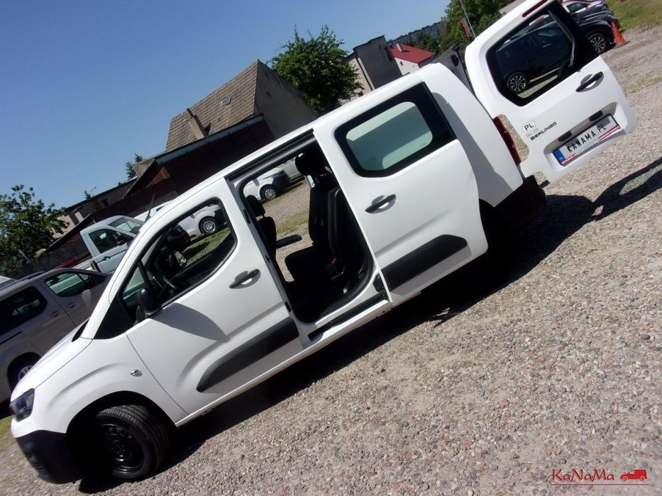 Citroën Berlingo cięzarowy L2 long mixt 5-osób klima navi 46900+vat ŚCIANA GRODZIOWA