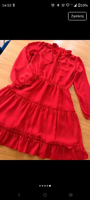 Sukienka czerwona s