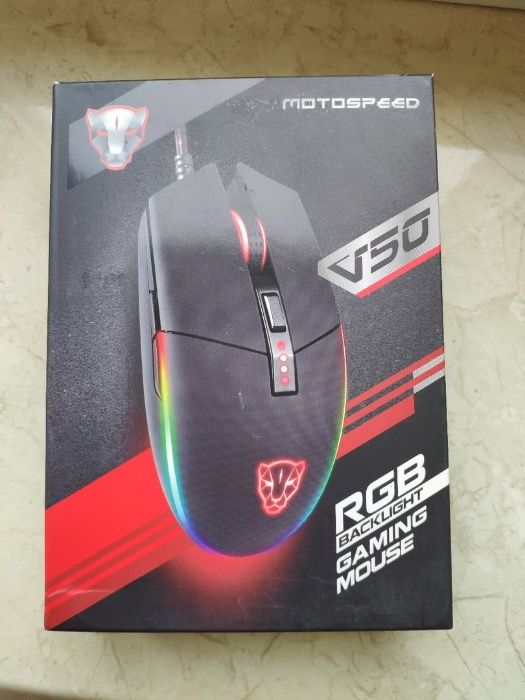 Мышь Motospeed V50 RGB USB с подсветкой игровая