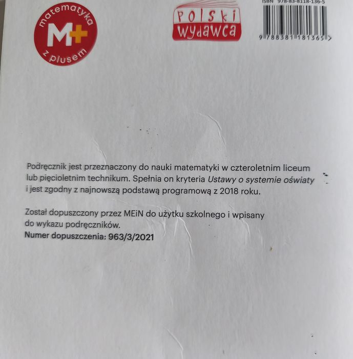 Matematyka z plusem 3 poziom rozszerzony
