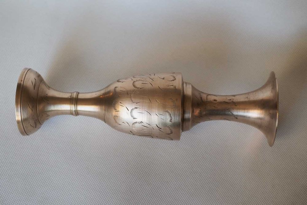 Wazon mosiężny wysoki 25 cm