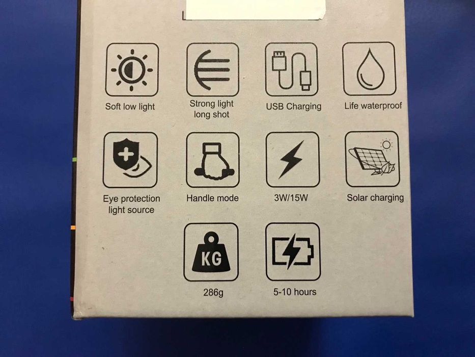 Новый светодиодный фонарь лед солнечная батарея  повербанк