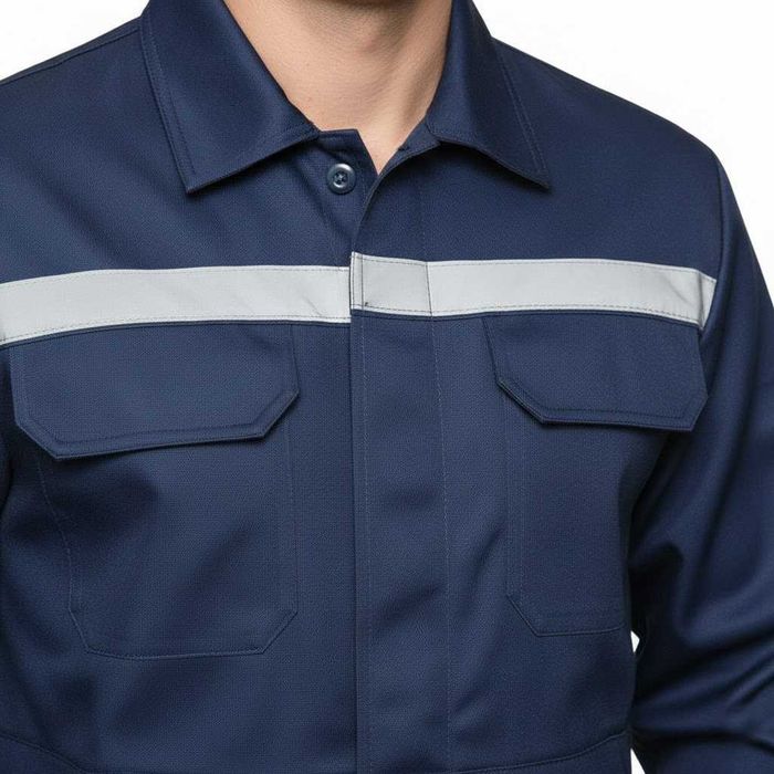 Робочий костюм із СВП тканини «Грета» Темно-синій ‼️ Є РОЗМІРИ ‼️