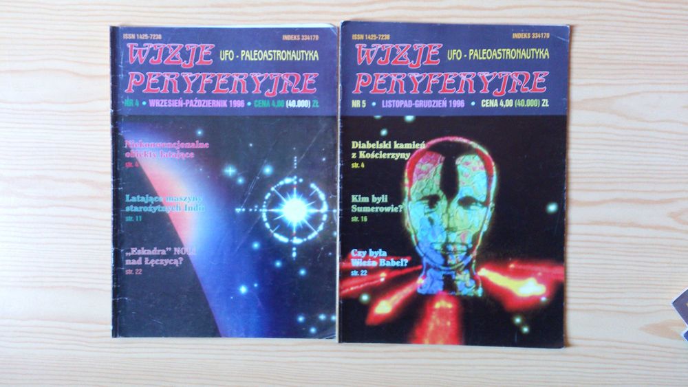 Czasopismo.Wizje peryferyjne.4 szt. 150 zł.