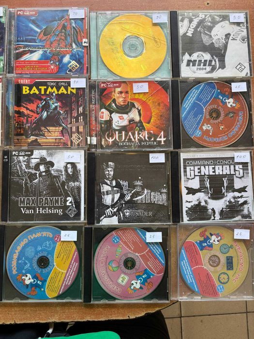 Колекція CD-DVD дисків для ПК ігри