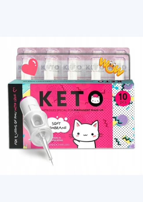 Profesjonalne igły do tatuażu Keto 10 szt– jednorazowe
