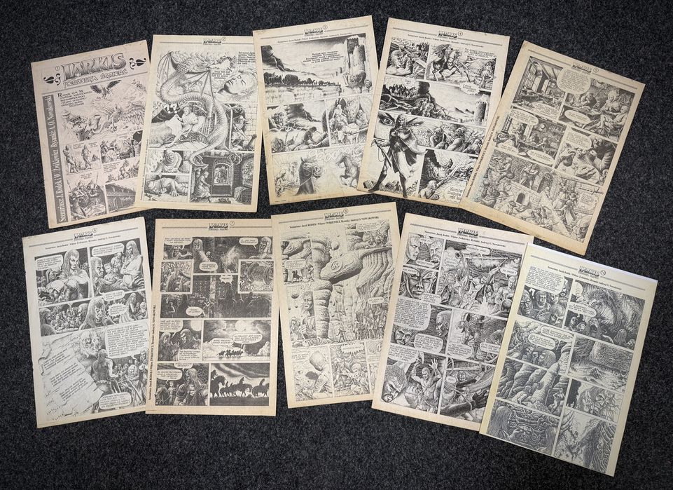 Komiksy z Fantastyki  1982 do 1990 - Funky Koval, Yans, Larkis i inne