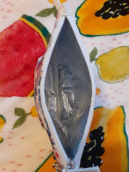 Torba i kosmetyczka kwiaty