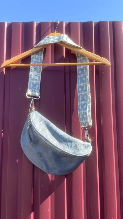 Бананка, сумка через плече шкіряна, Borse In Pelle (Італія)