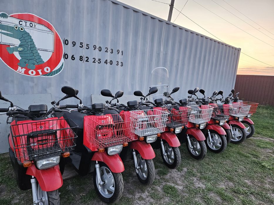 СтокМото:продажа опт./роздріб скутер ямаха гір gear ua06 ua07 ua08 Suzuki Lets 3 з контейнера без пробігу по Україні стокмото