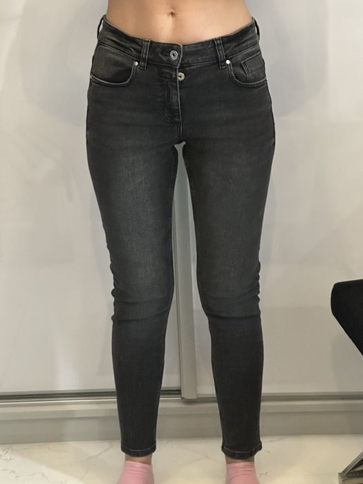 Spodnie dżinsowe Zara czarne