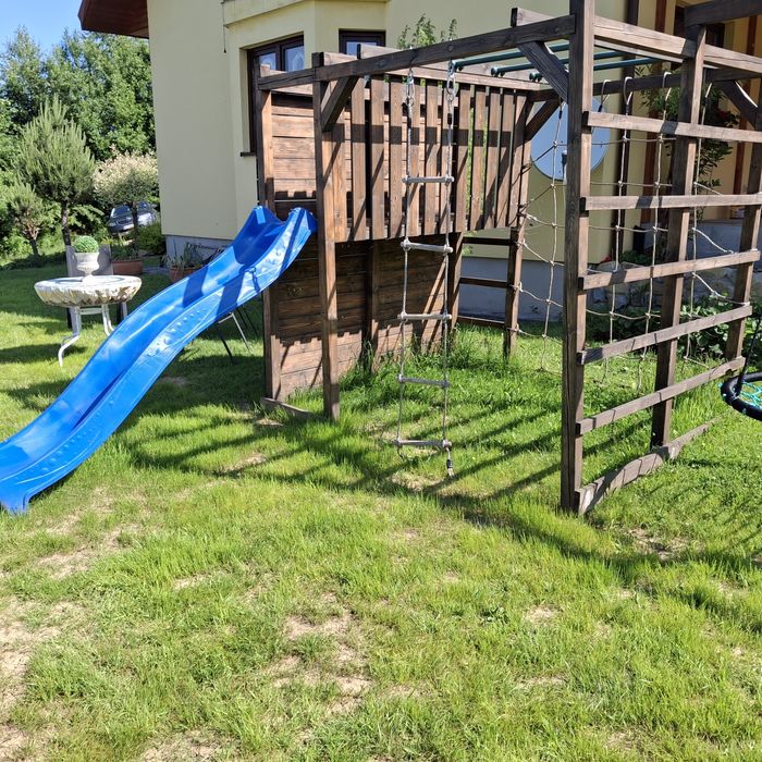 Domki ,Polanczyk, Solina, Jezioro Solinskie, widok na góry , basen
