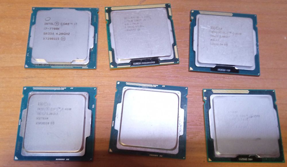 процессор  Intel  xeon E5-2640v4, E5-1650V3, E5-2643V4, i7 7700k
