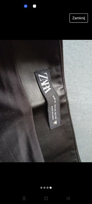 Spódniczka skórzana