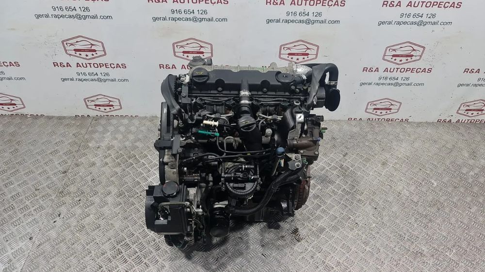 Motor Completo PSA Peugeot Citroën 2.0 HDI 8V 90cv RHY Injeção Bosch