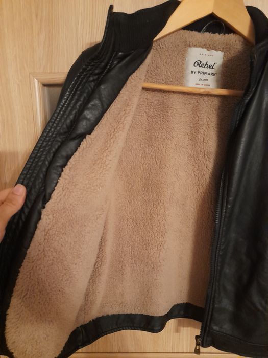 Ocieplana kurtka ramoneska chłopięca Rebel