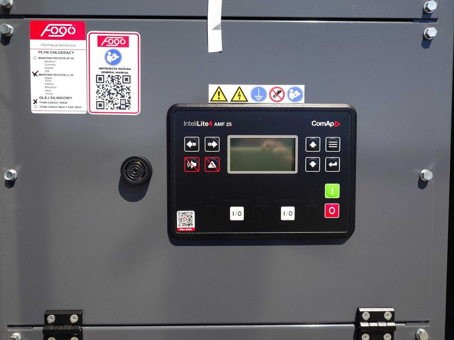 Agregat prądotwórczy FOGO Diesel 120 kW 400V AVR
