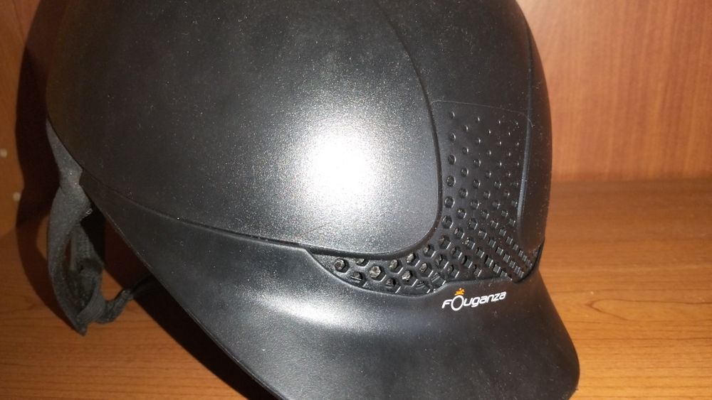 Capacete Toque de Equitação Fouganza Safety Noir 57-59 cm