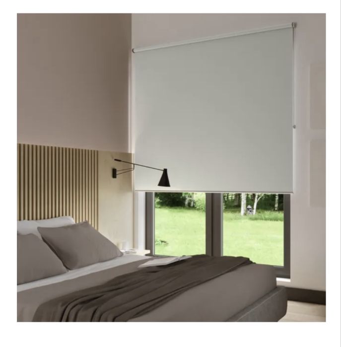 Cortinas de rolo blackout branco