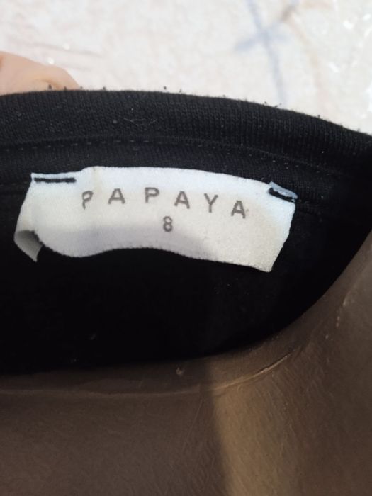 Тепла чорна кофта з начосом рукава ажурні