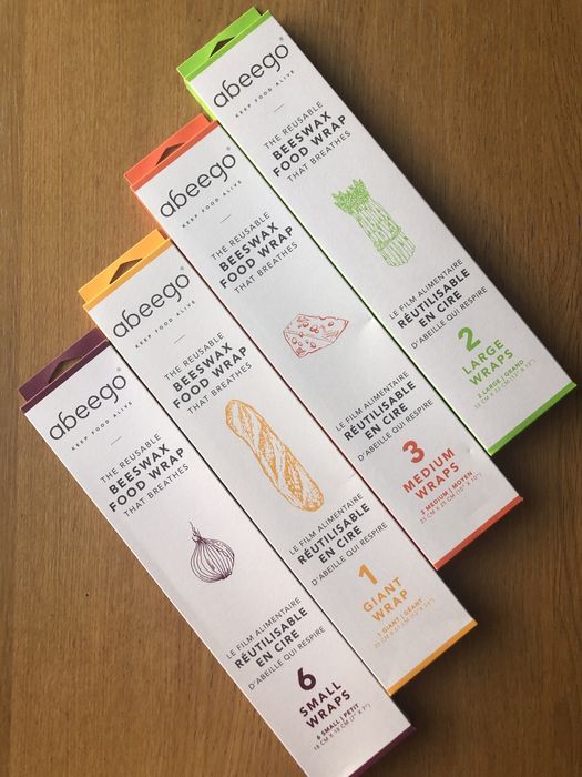 Wraps para comida reutilizáveis