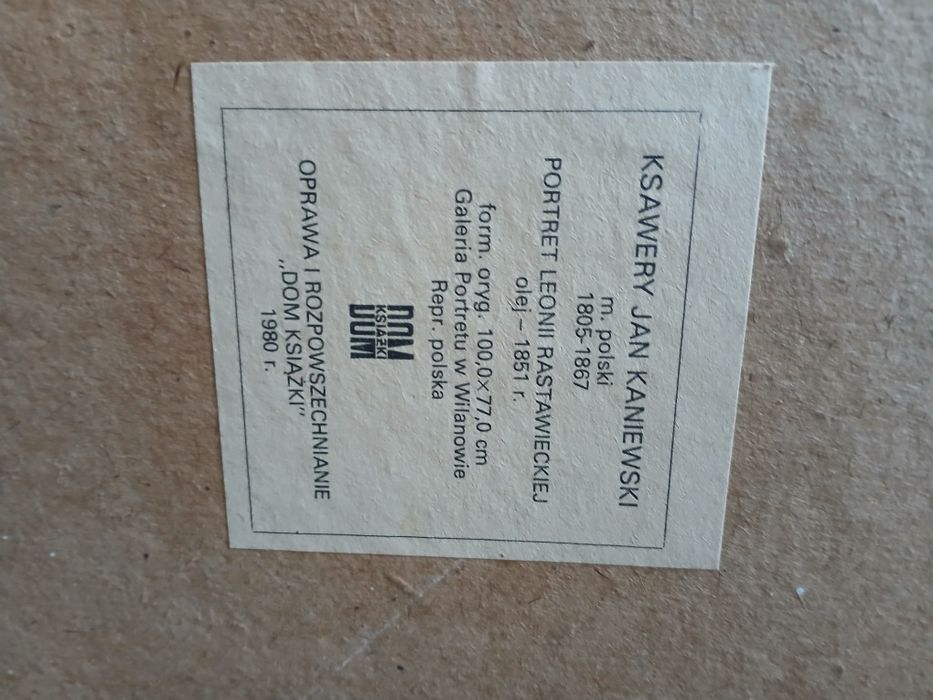 Stary obraz stan dobry