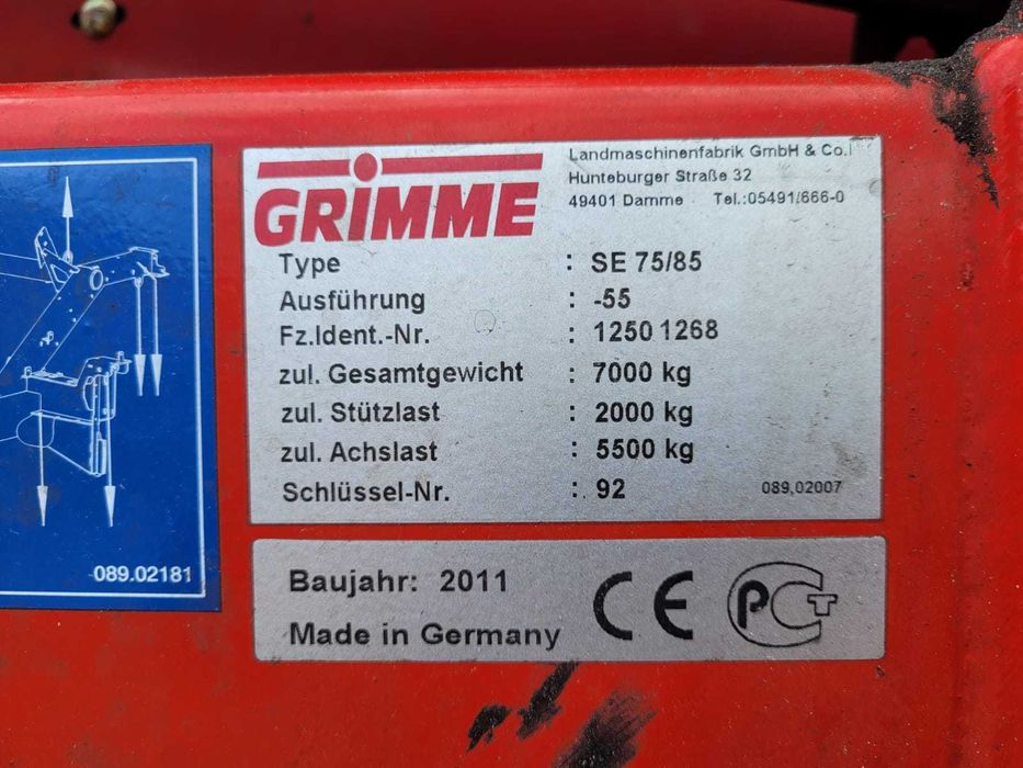 Kombajn Grimme SE 75-55