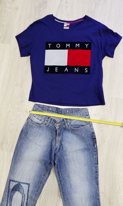 Conjunto calças Just Cavalli + t-shirt Tommy Hilfiger