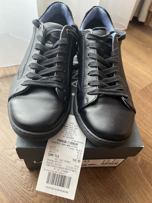 Buty wizytowe męskie rozm. 43