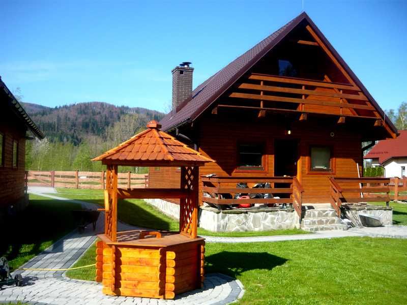 Nocleg Brenna, Domek z kominkiem, Domki drewniane