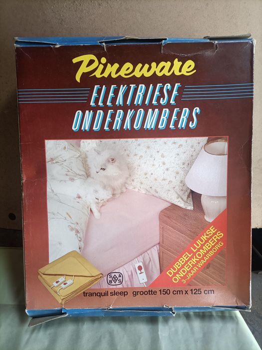 Manta elétrica aquecedora de colchão