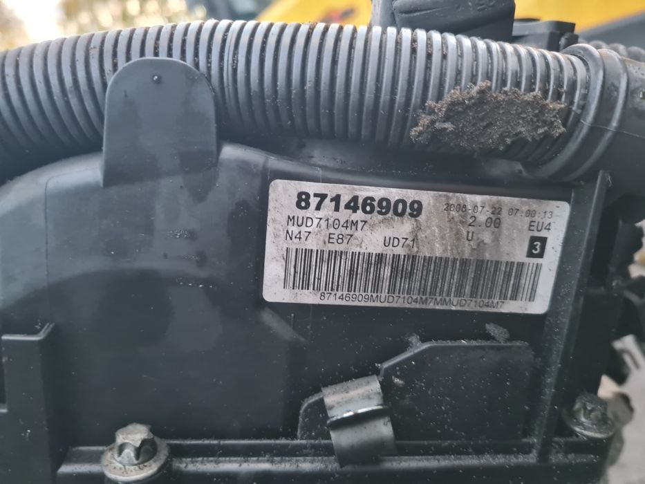 Uszkodzony silnik 2.0d N47 N47D20A BMW E87 E90 E60