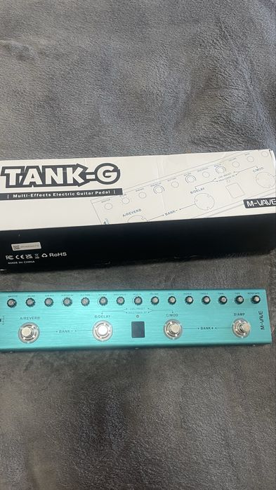 Tank g, pedaleira de guitarra