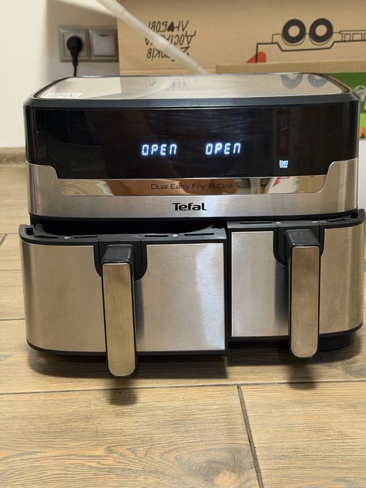 Аерогриль / Мультипіч Tefal Dual Easy Fry & Grill 8.3L (EY905D10) — Стан нового та коробка.